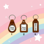 Sublimation Key Rings Brown