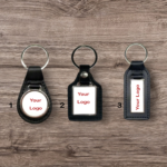 Sublimation Key Rings Black