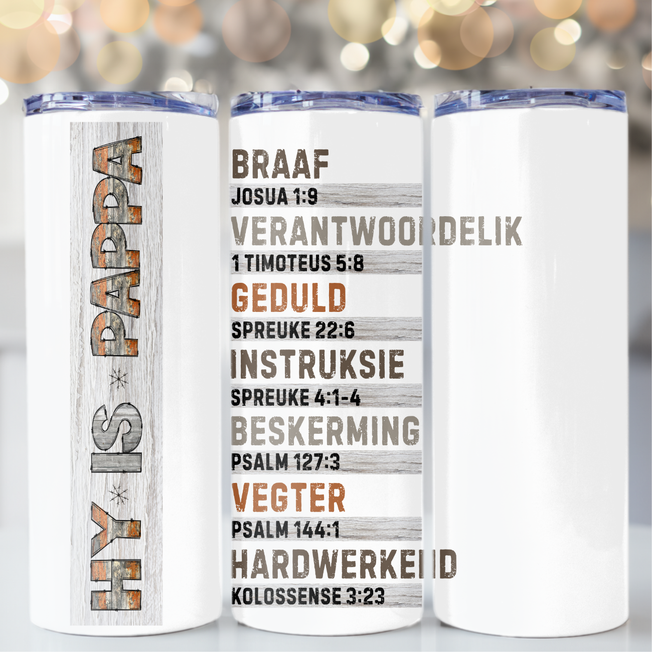 Fathers day Personalized 20oz Skinny Tumbler - Image 6