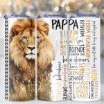 Fathers day Personalized 20oz Skinny Tumbler