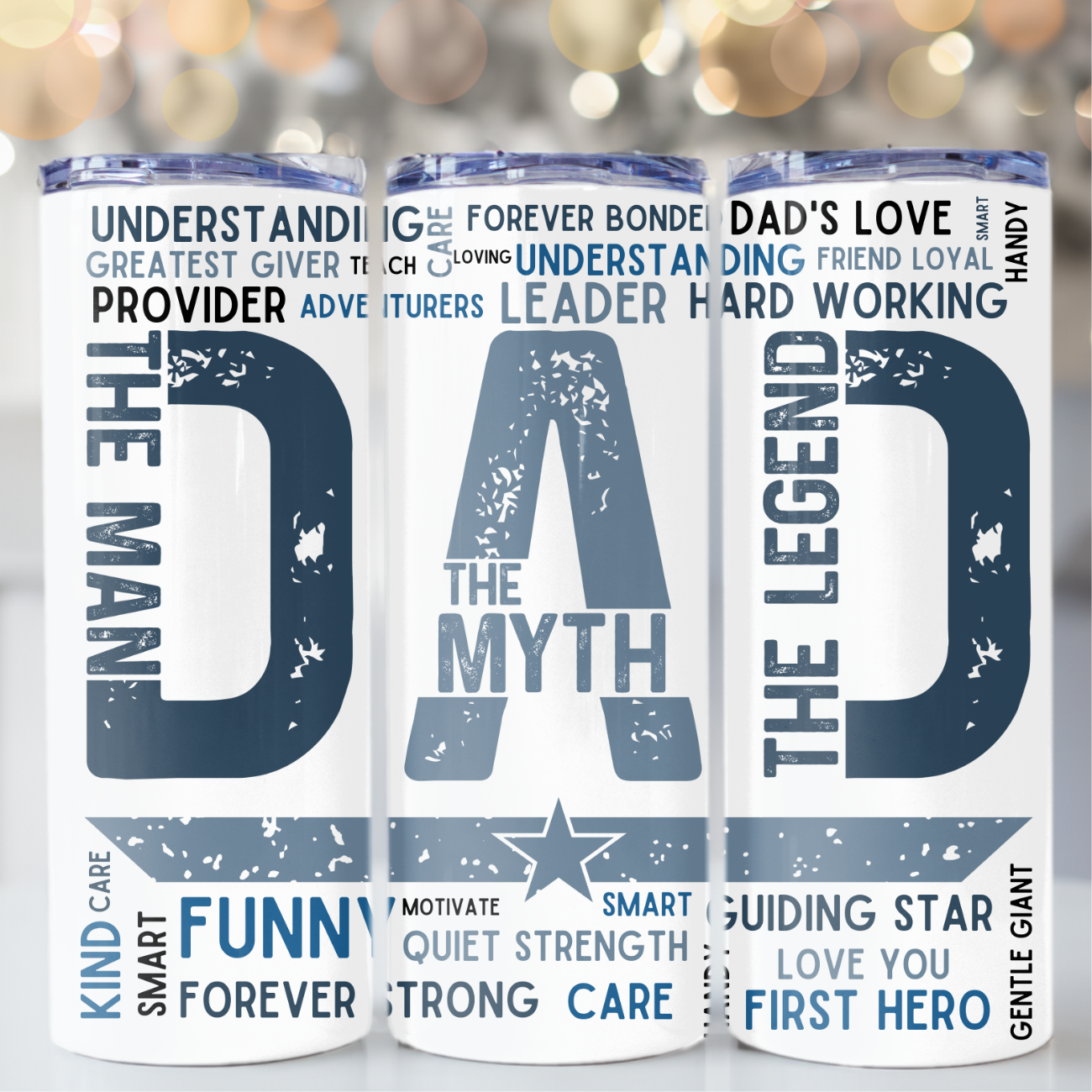 Fathers day Personalized 20oz Skinny Tumbler - Image 13